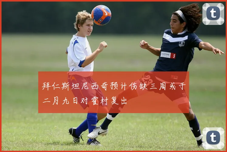 拜仁斯坦尼西奇预计伤缺三周或于二月九日对霍村复出